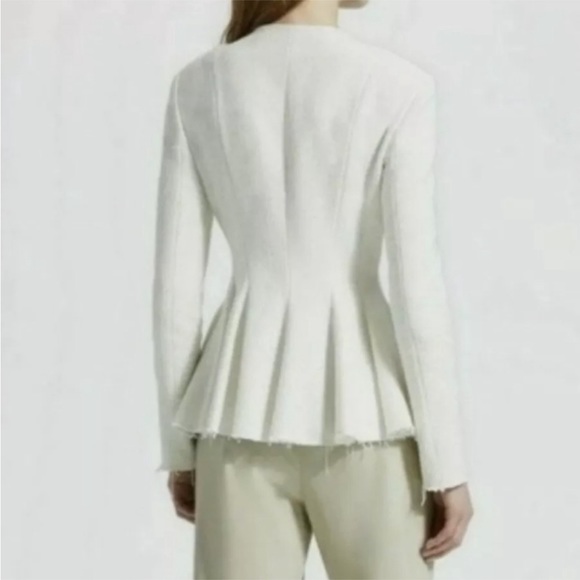 Theory Movement Jacket Blazer in Canvas Tweed Sz 6 - Picture 4 of 10